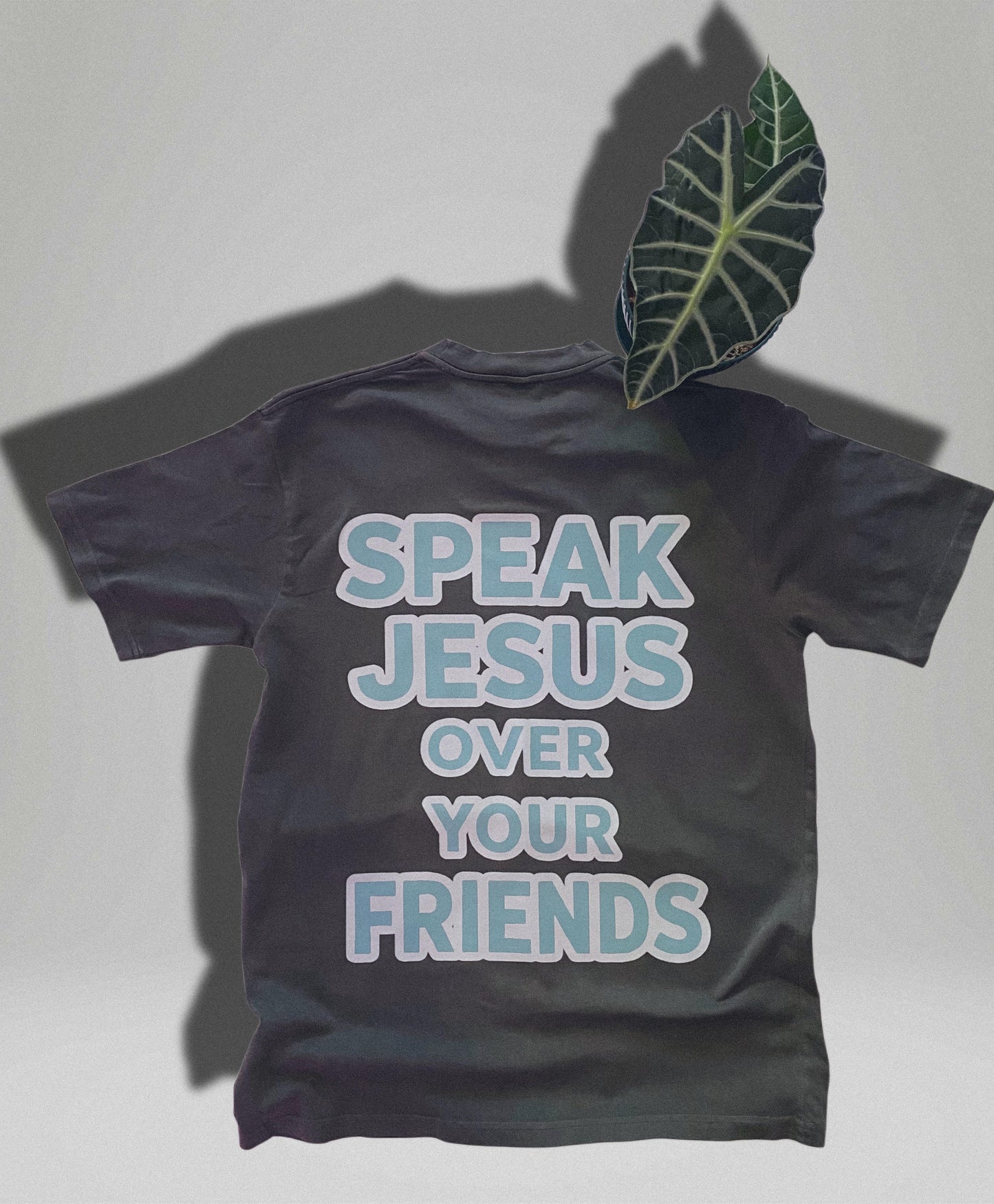 Speak Jesus Tee. (Back Print)